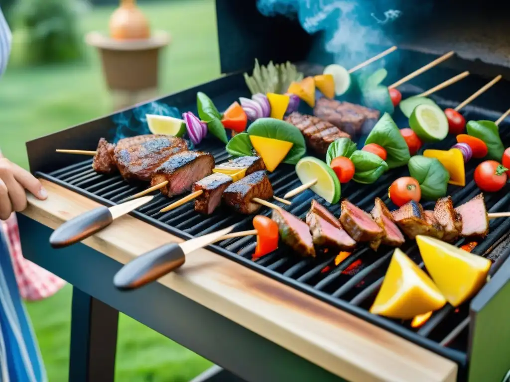 Un alegre asado en familia con recetas divertidas