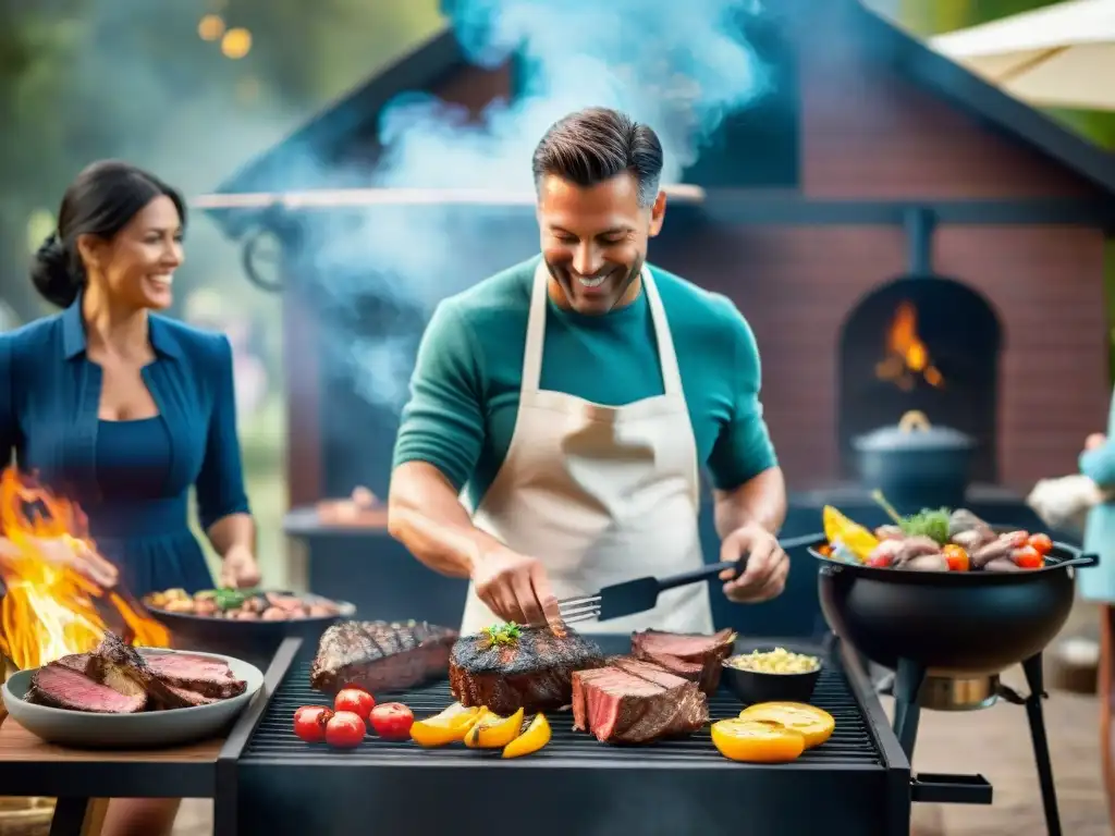 Organizar un asado perfecto en familia: la alegría de compartir una parrillada en un entorno pintoresco y acogedor