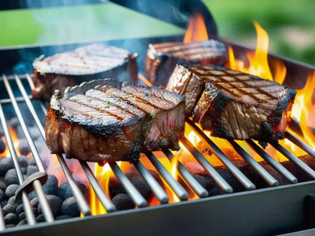 Un asado perfecto en las mejores parrillas antiadherentes, con suculentos filetes jugosos y la parrilla humeante