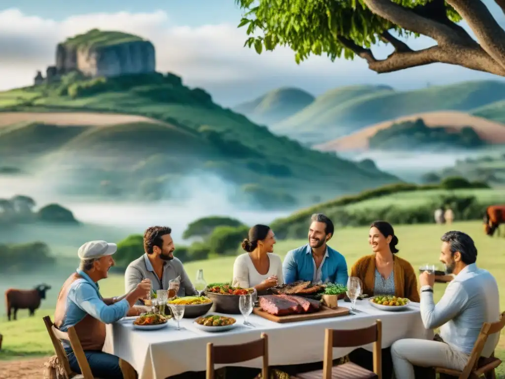 Un asado responsable y sostenible en Uruguay, uniendo comida, naturaleza y comunidad