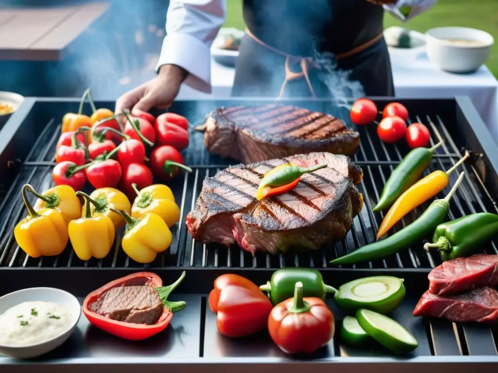 Un asado uruguayo para eventos corporativos: chef experto, carnes premium y ambiente elegante