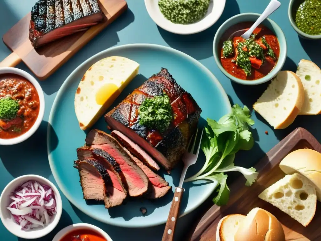 Un asado uruguayo para eventos corporativos: una experiencia culinaria auténtica y vibrante con cortes premium, chimichurri y ensaladas frescas