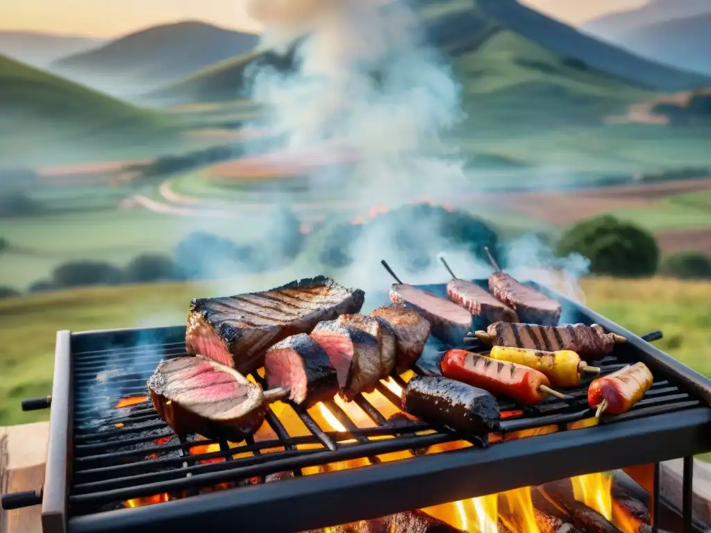 Un asado uruguayo de lujo en una estancia con gauchos, carne y paisajes pintorescos