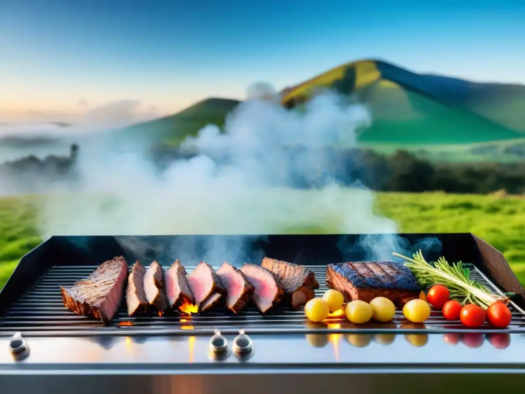 Un asado uruguayo moderno en armonía con energías alternativas