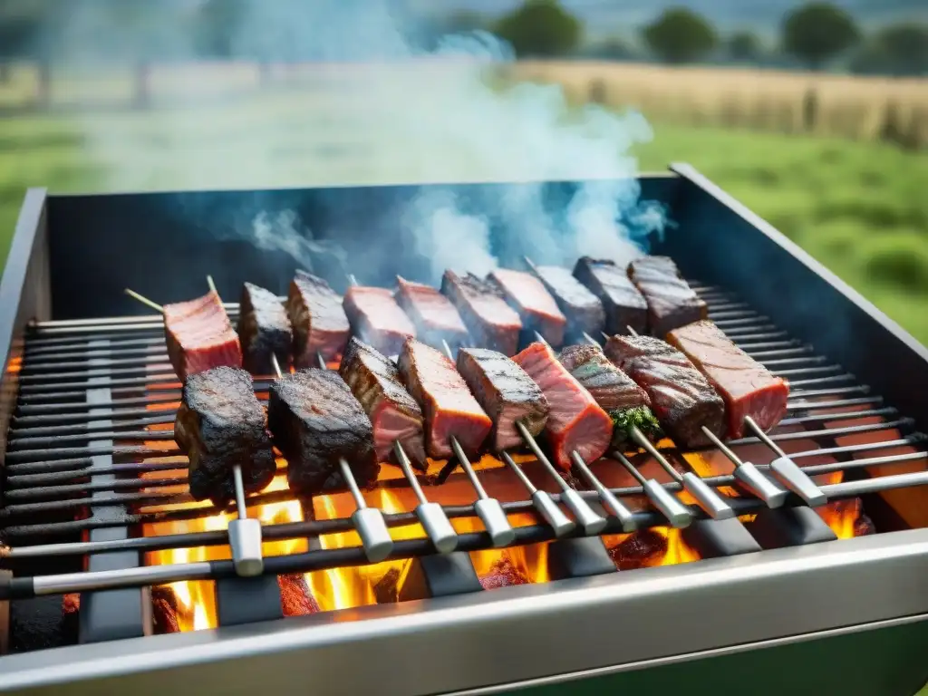 Disfruta de un asado uruguayo en pleno campo con los mejores cortes de carne