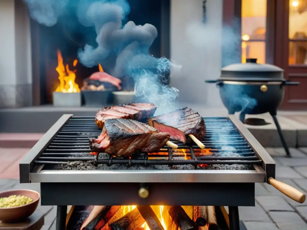 Un asado uruguayo tradicional en Montevideo histórico: Rutas del asado Montevideo histórico