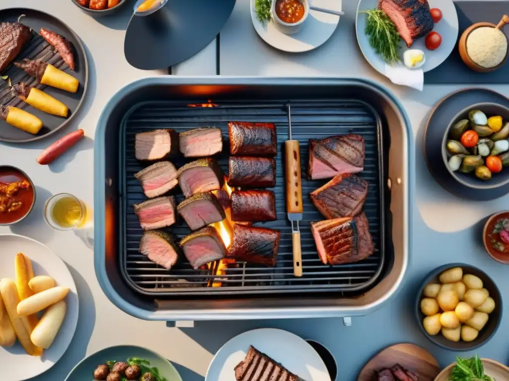 Un asado uruguayo tradicional con técnicas modernas incorporadas, fusionando lo antiguo con lo nuevo