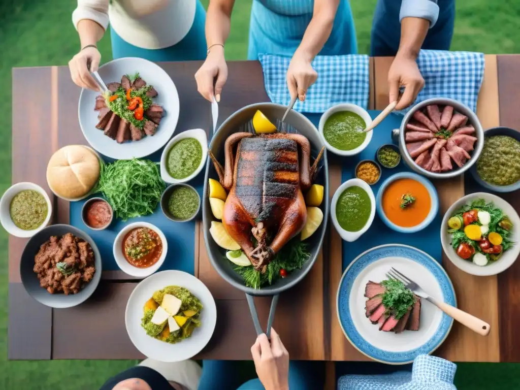 Una celebración multicultural con influencia africana en un asado uruguayo