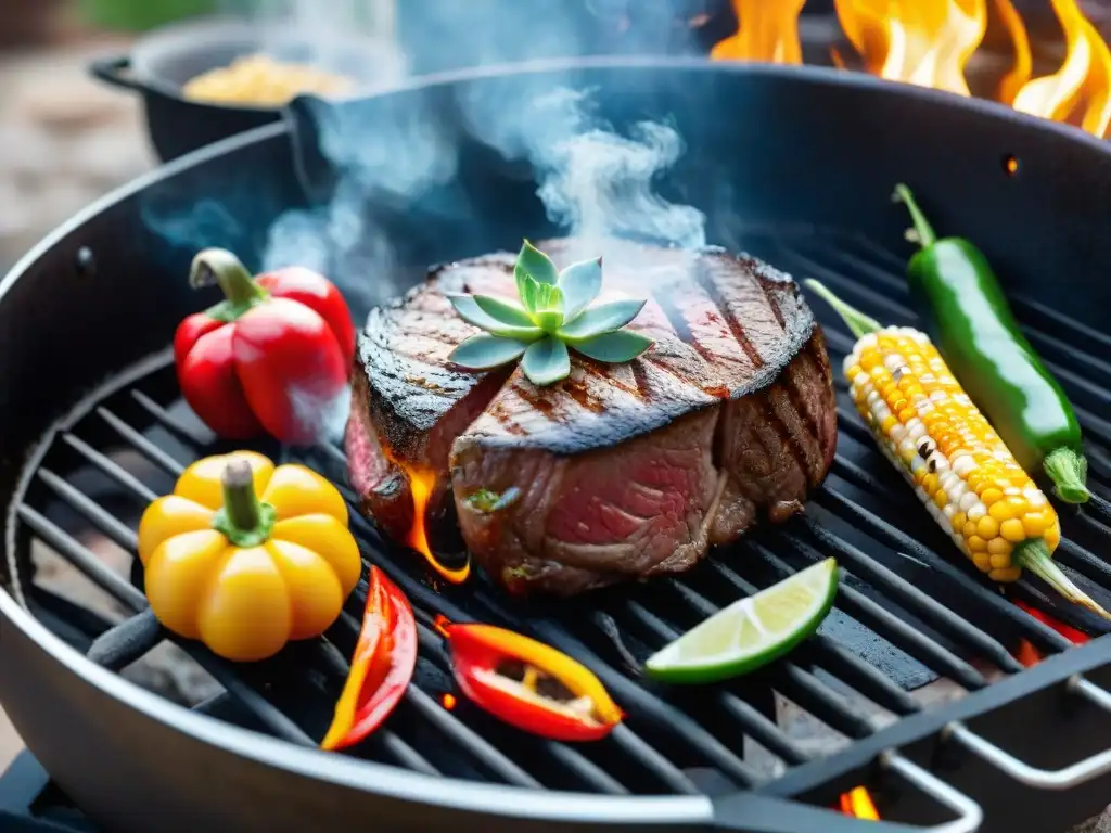 Una deliciosa parrillada con amigos en un patio acogedor