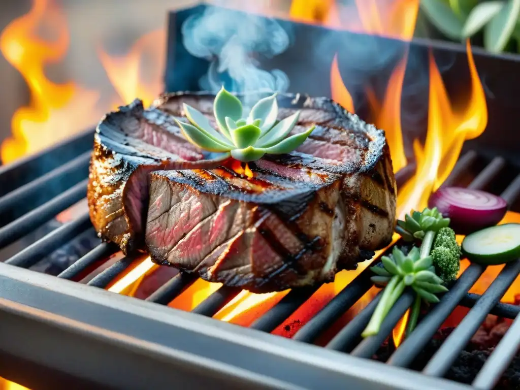 Deliciosa parrillada con cajas ahumar, sabor y platos perfectamente cocinados al aire libre