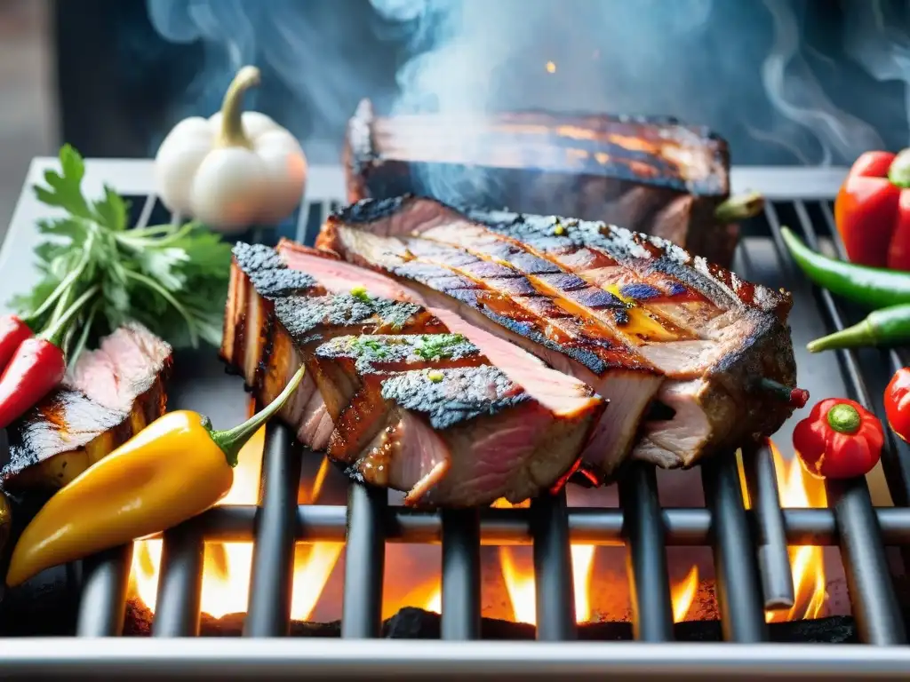 Deliciosa parrillada de cortes innovadores para parrilla con cerdo uruguayo, listos para saborear