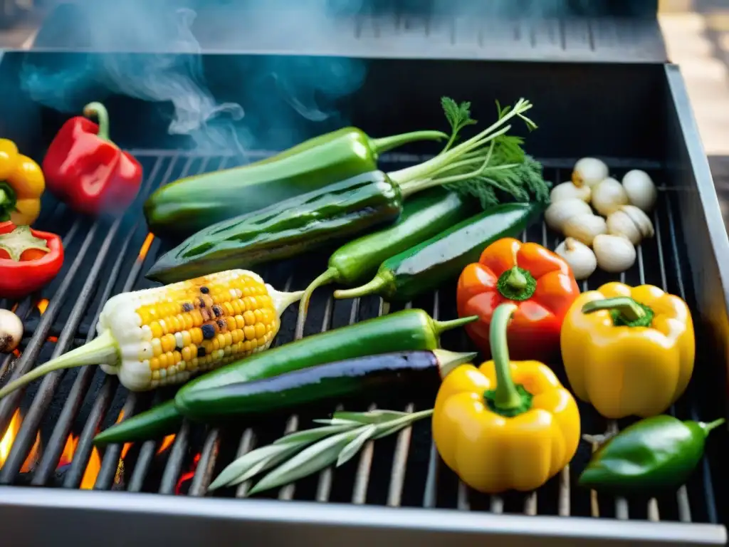 Una deliciosa variedad de verduras a la parrilla con consejos para grillar verduras correctamente