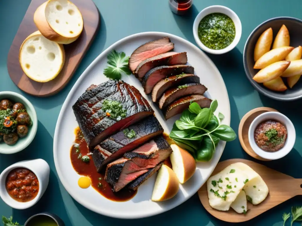 Delicioso asado uruguayo al aire libre con las mejores combinaciones de cerveza artesanal local