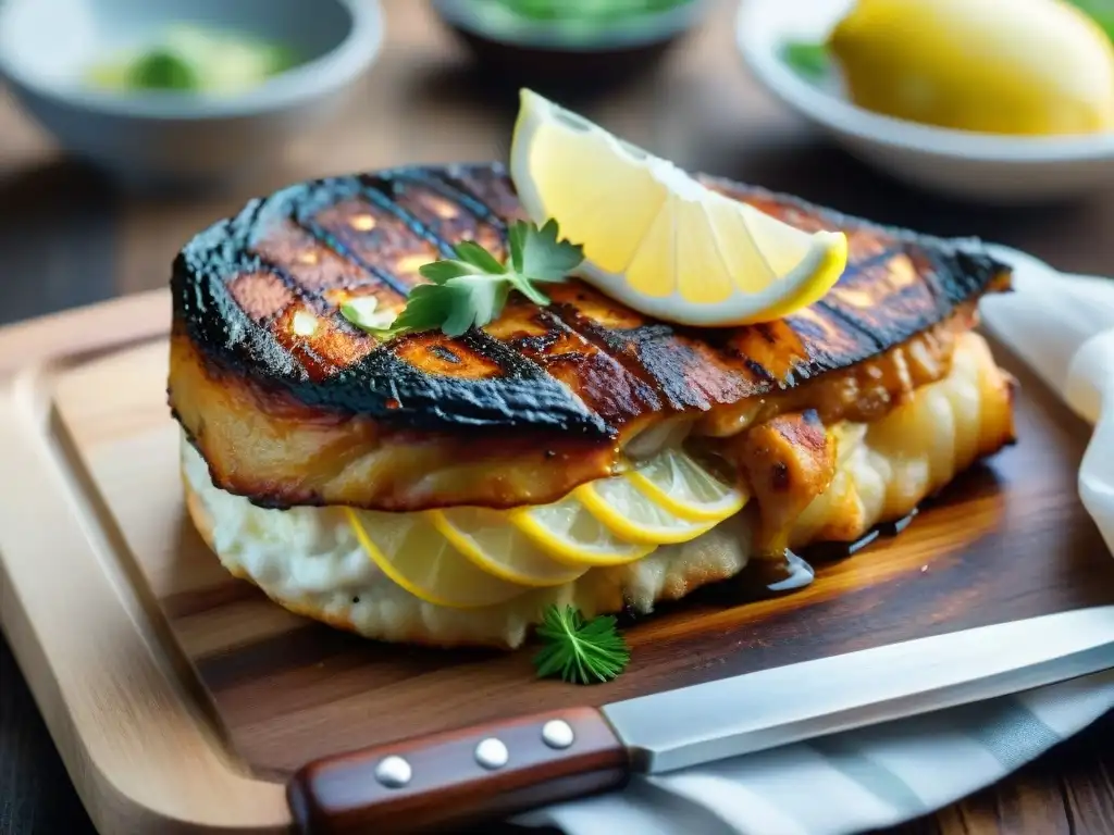 Delicioso chinchulín asado con crocante textura y color dorado, listo para saborear