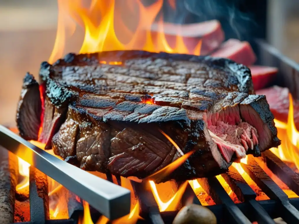 Delicioso Ojo de Bife en parrilla uruguaya con Secretos del asado uruguayo