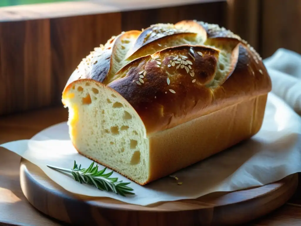 Delicioso pan de campo uruguayo con guarniciones tradicionales para asado uruguayo