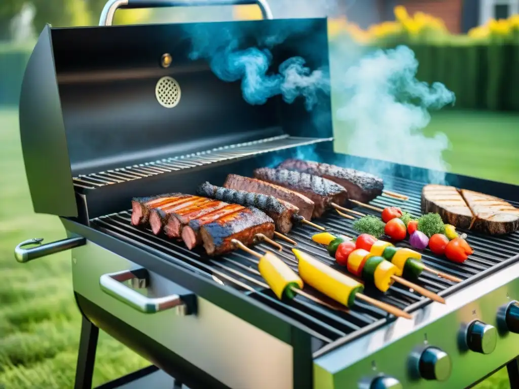 Un día perfecto de asado con parrillas a medida para asado, amigos y risas bajo el sol