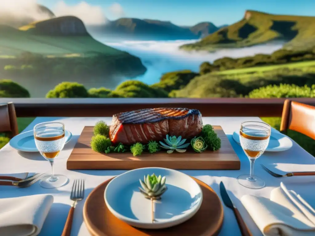 Un escenario idílico en una estancia uruguaya con el mejor asado rodeado de naturaleza