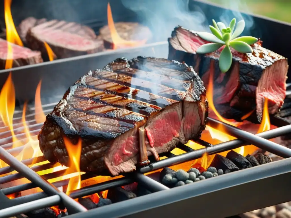 Una experiencia culinaria de lujo con carne de importación para asado en una parrillada perfectamente preparada