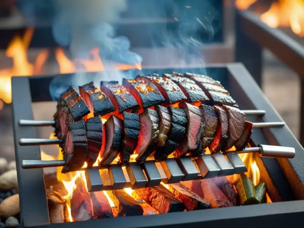 Una experiencia inmersiva y sabrosa de un asado uruguayo tradicional con técnicas avanzadas