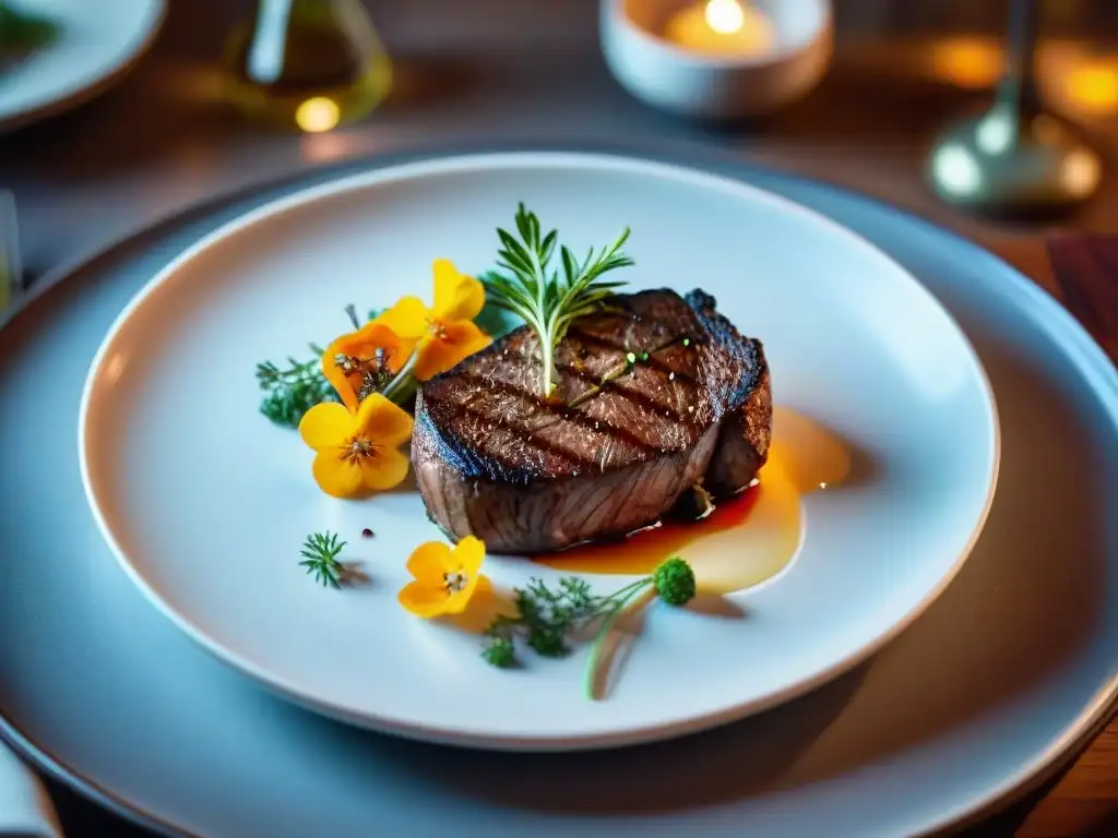 Exquisita presentación de un asado gourmet con consejos de plating