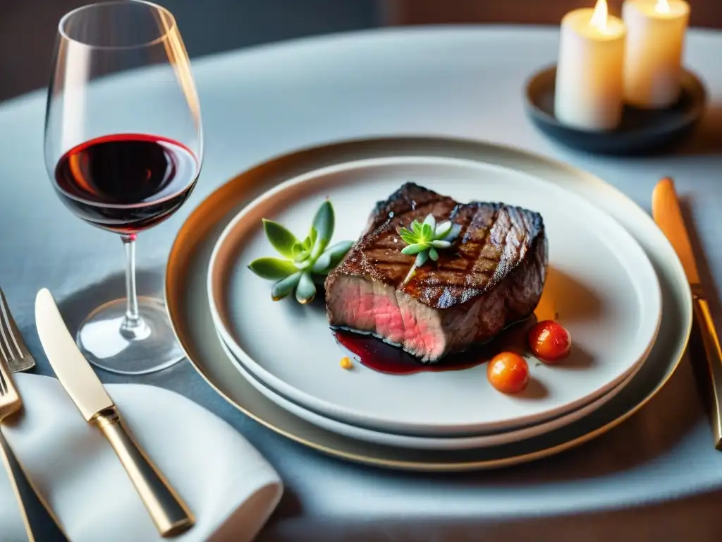 Un exquisito maridaje asado vino que destila riqueza cultural en cada detalle de la mesa