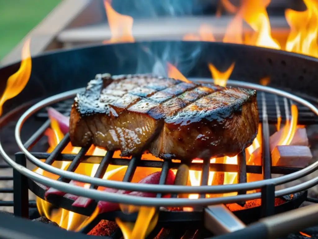 Un festín de carnes y vegetales asados con destreza por un chef experto