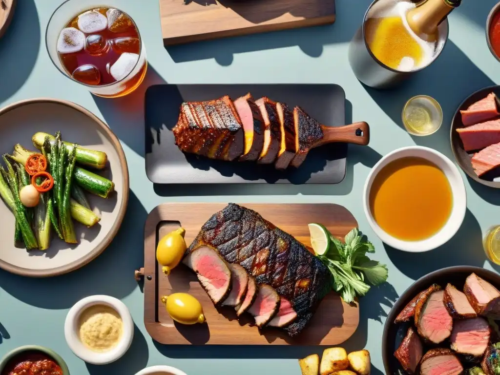 Un festín de cerveza artesanal uruguaya y asado, bañado por el cálido sol