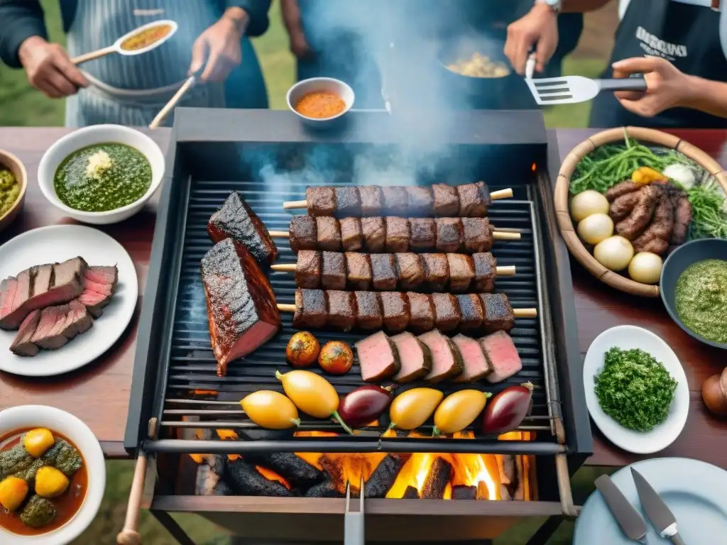 Un festín inolvidable: legado cultural del asado uruguayo con gauchos, mate y chimichurri