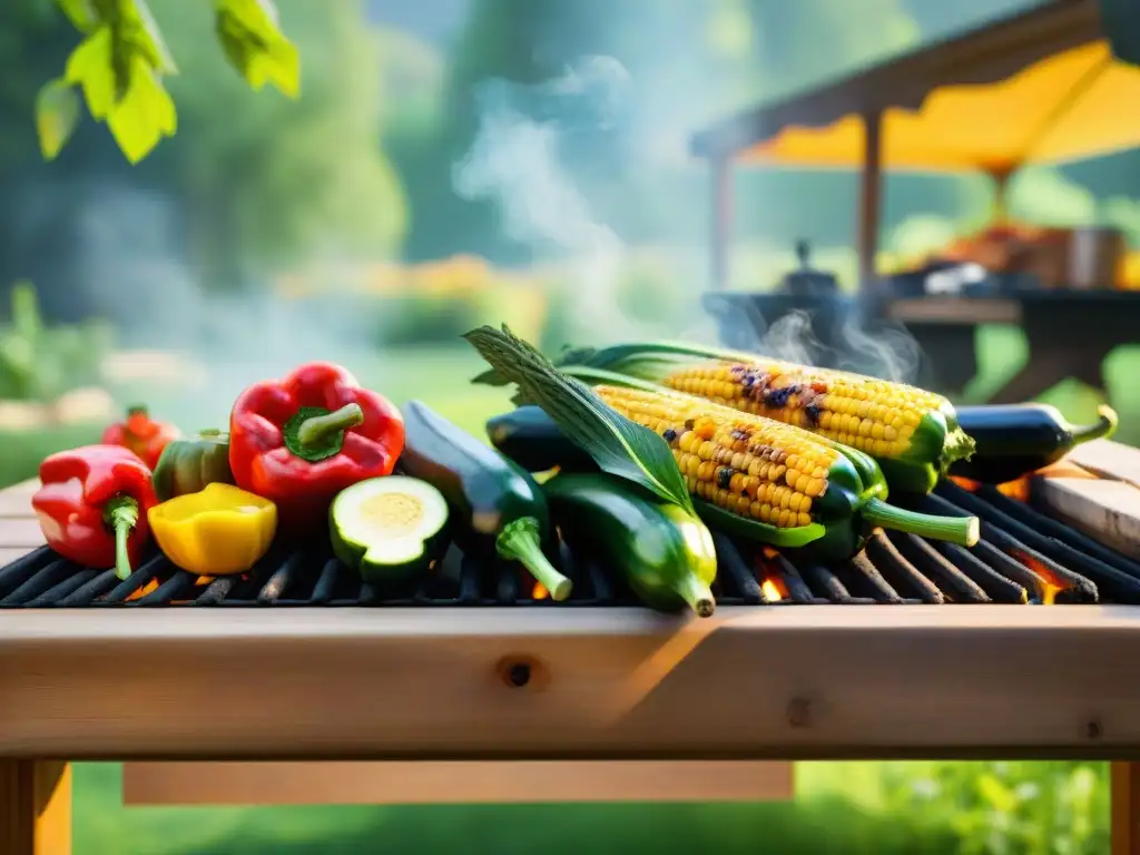 Un festín de vegetales a la parrilla en un asado saludable sin perder sabor