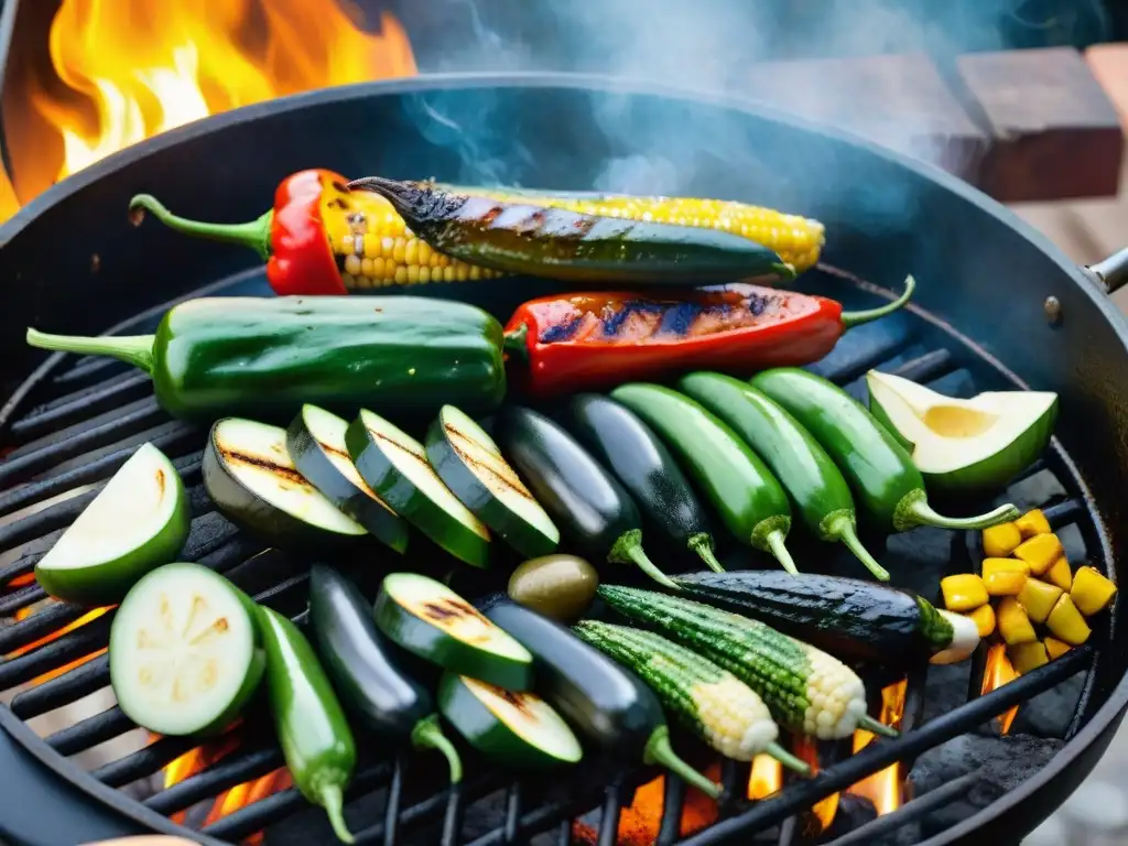 Un festín visual: recetas asado vegetal parrilla