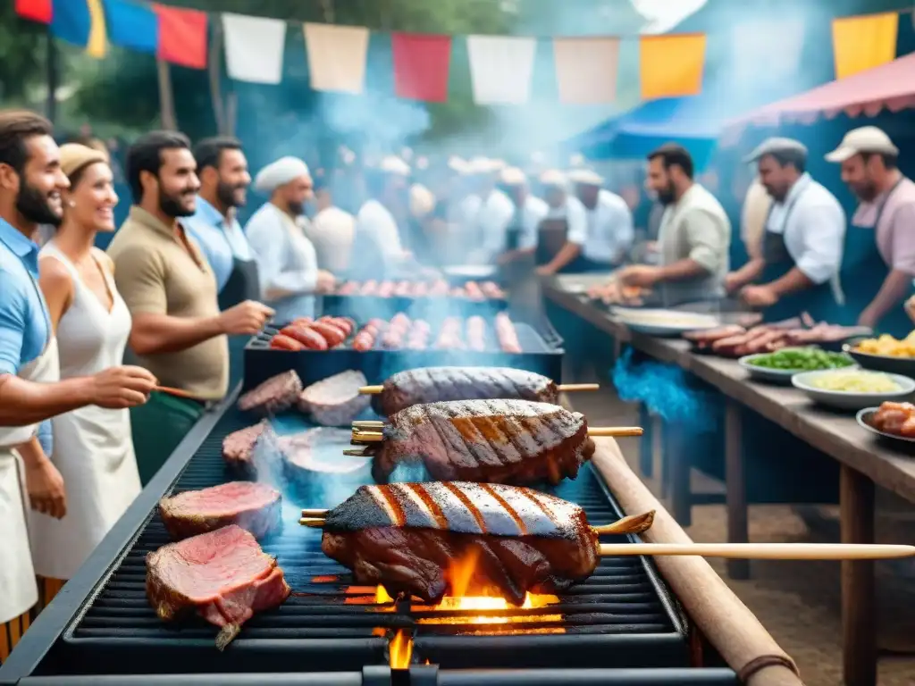 Un festival de asado vibrante en Uruguay, fusionando tradición y modernidad con innovación festivales asado Uruguay