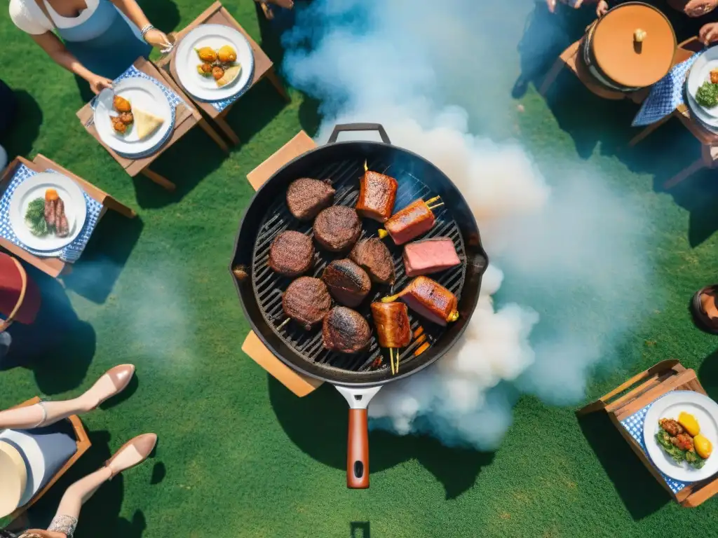 Un festivo asado al aire libre en Uruguay con innovación en patrocinios de asado