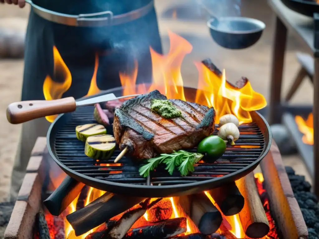 Un maestro parrillero uruguayo desvela los Secretos del asado estilo Uruguayo sobre brasas ardientes