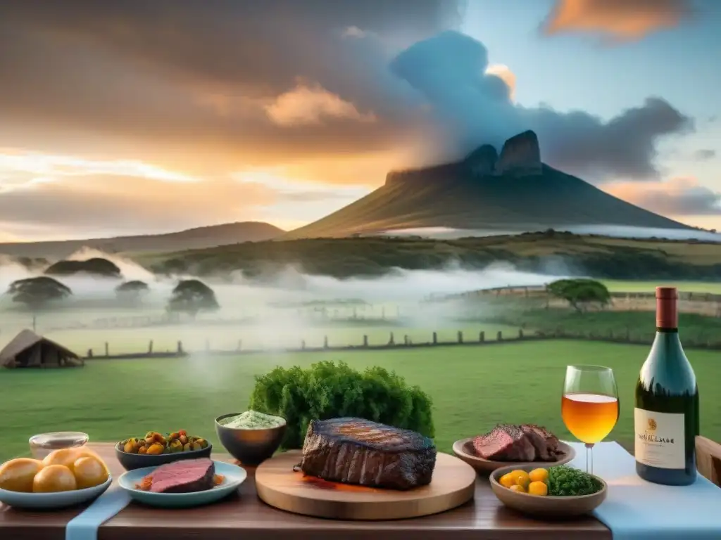 Maravillosa estancia uruguaya con asado al atardecer: la mejor experiencia para disfrutar asado en un entorno pintoresco