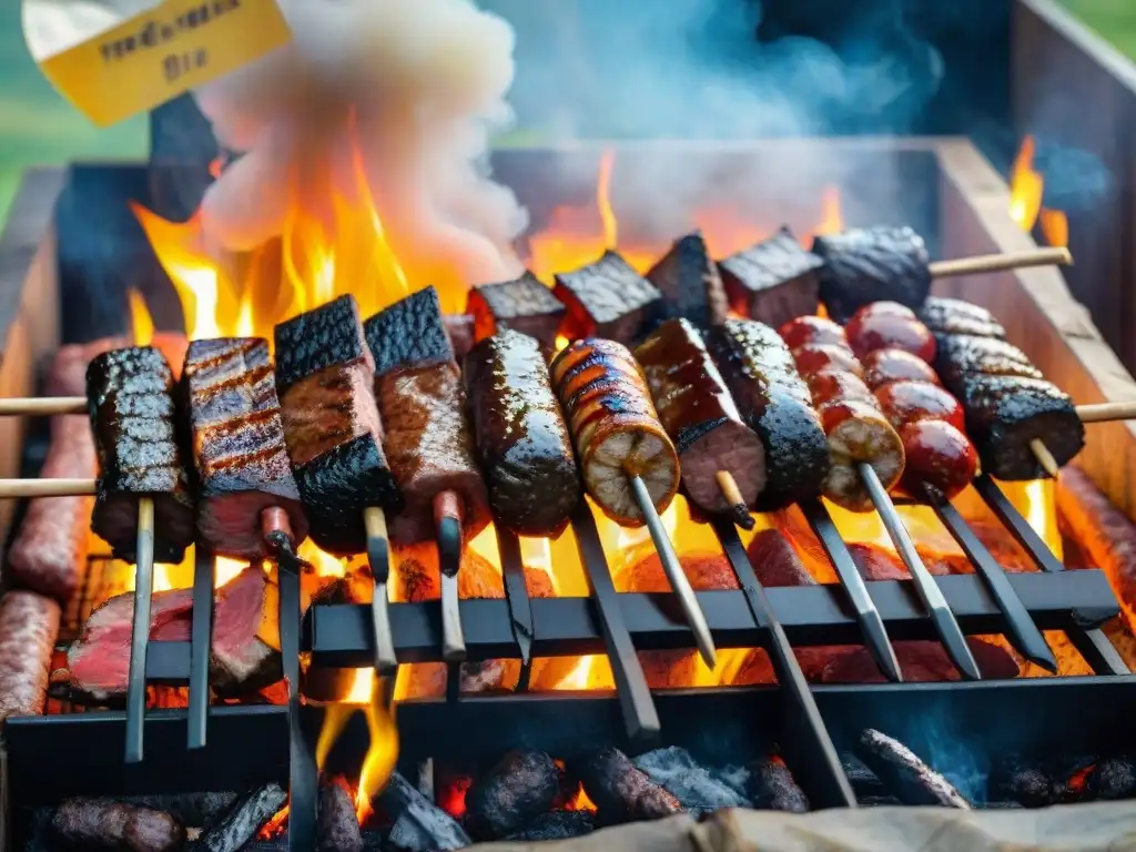 Deléitate con una parrilla uruguaya tradicional en el campo