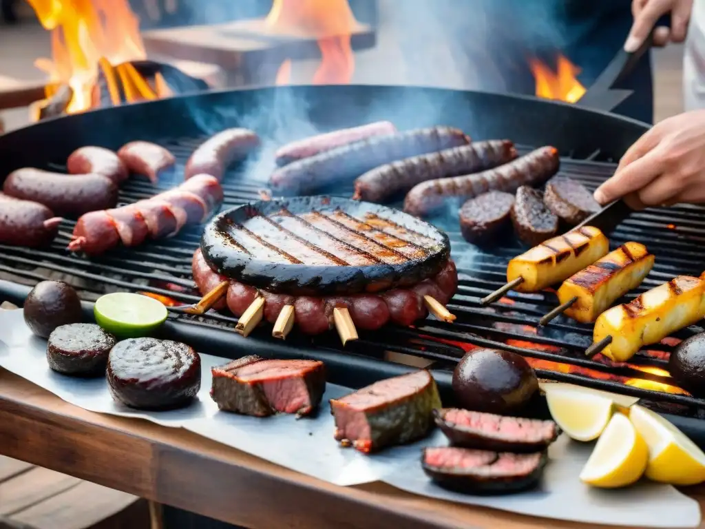 Disfruta de los Secretos del asado uruguayo virtual en una parrillada tradicional con amigos y familia al aire libre