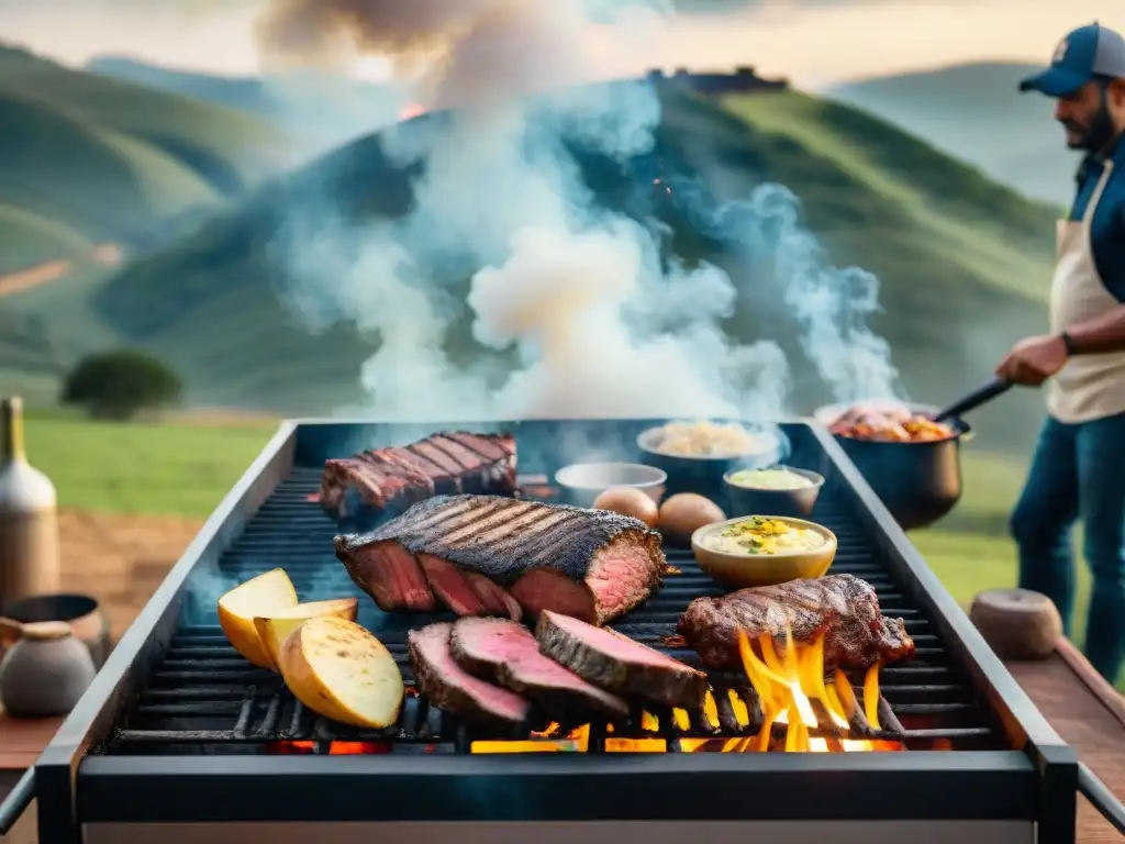 Secretos asadores uruguayos maestros reúnen pasión y maestría alrededor de la parrilla en el campo