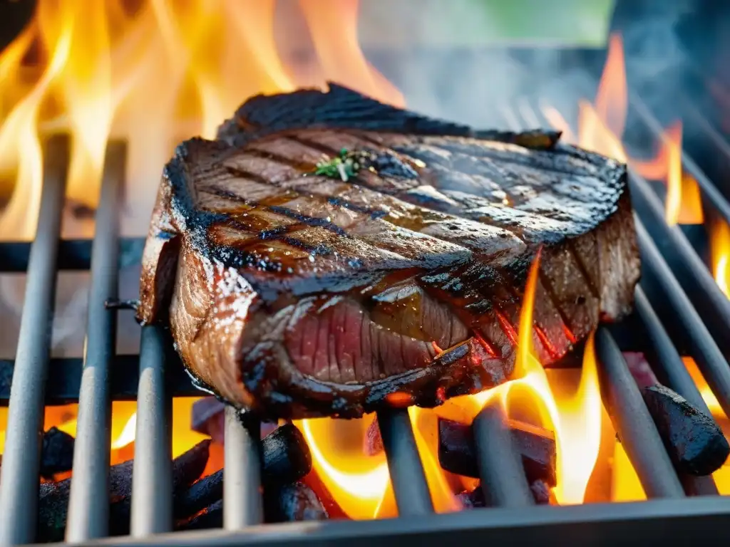 Deliciosa carne asada con vegetales a la parrilla Suculento asado a la parrilla con vegetales, bañado en cálida luz dorada ideal para fotos gastronómicas de asado