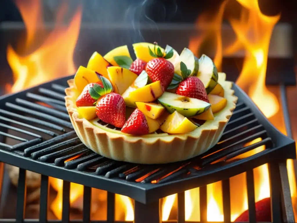 Tarta de frutas en la parrilla, sabrosos consejos de cocción con sabor a la perfección