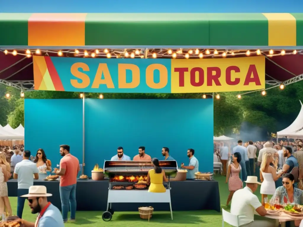 Un torneo de asado con energía y colorido, organizado para promocionar la marca