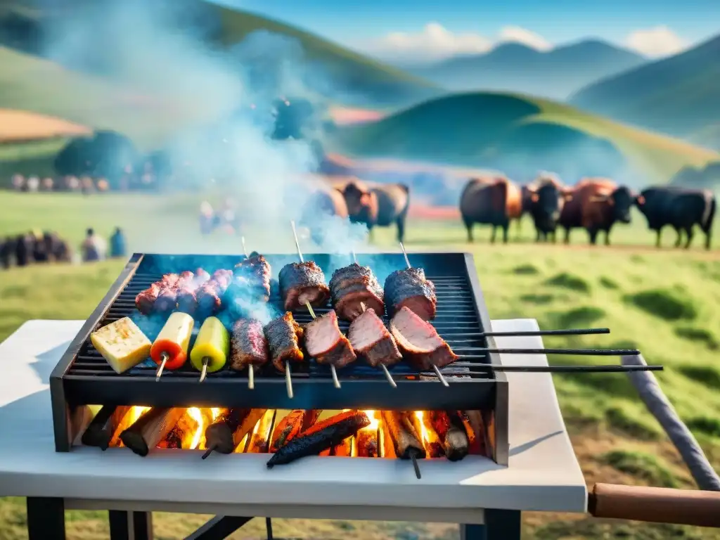 Disfruta de un tour virtual asado uruguayo en el campo con amigos y deliciosa comida a la parrilla